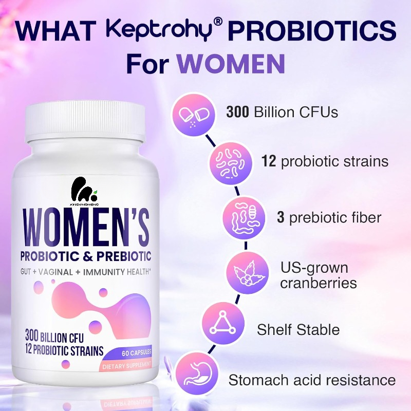 Probiotic 60 Billion - Probiotiques vaginaux féminins-300 milliards de prébiotiques
