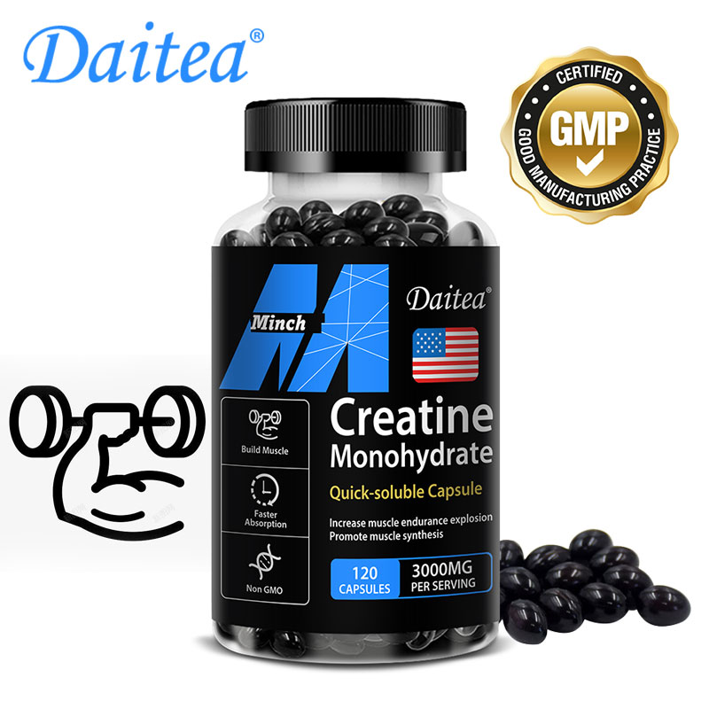 Creatine Monohydrate Powder - Créatine monohydrate 3 000 mg -