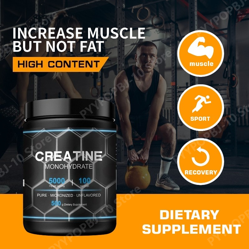 Creatine Monohydrate Powder - Créatine monohydrate en poudre pure micronisée
