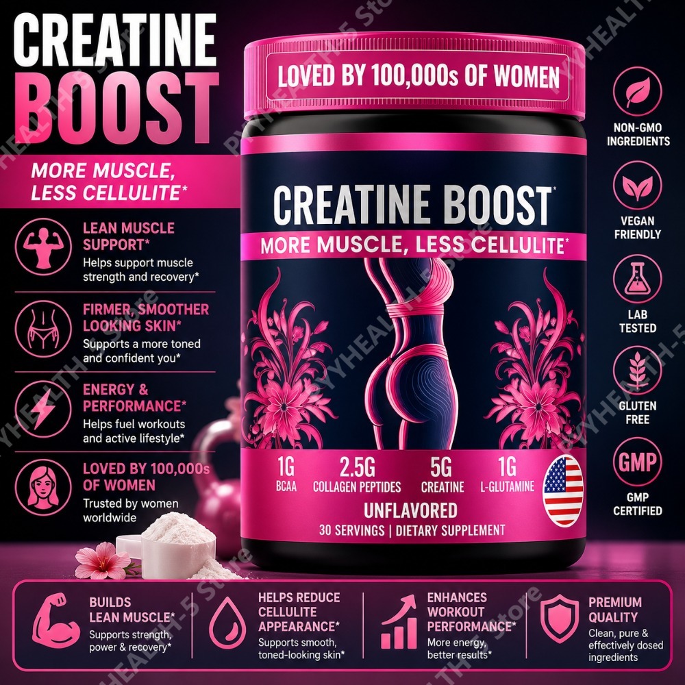 Creatine Monohydrate Powder - Créatine monohydrate en poudre pour femmes