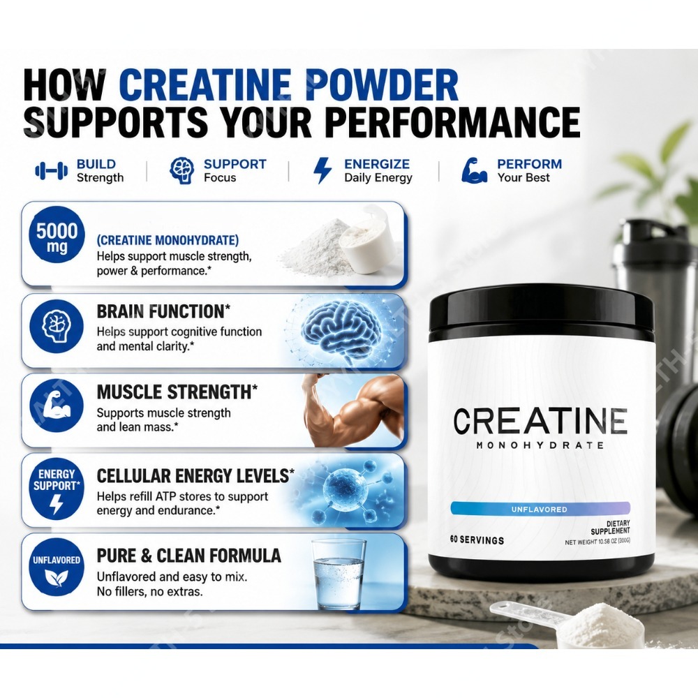 Créatine monohydrate en poudre - Creatine Monohydrate Powder avis et prix