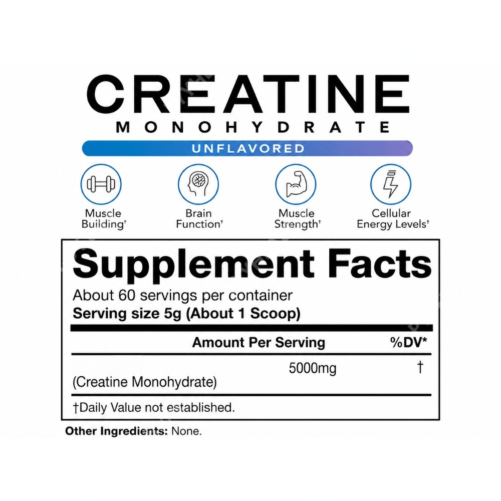 Créatine monohydrate en poudre - Creatine Monohydrate Powder avis et prix