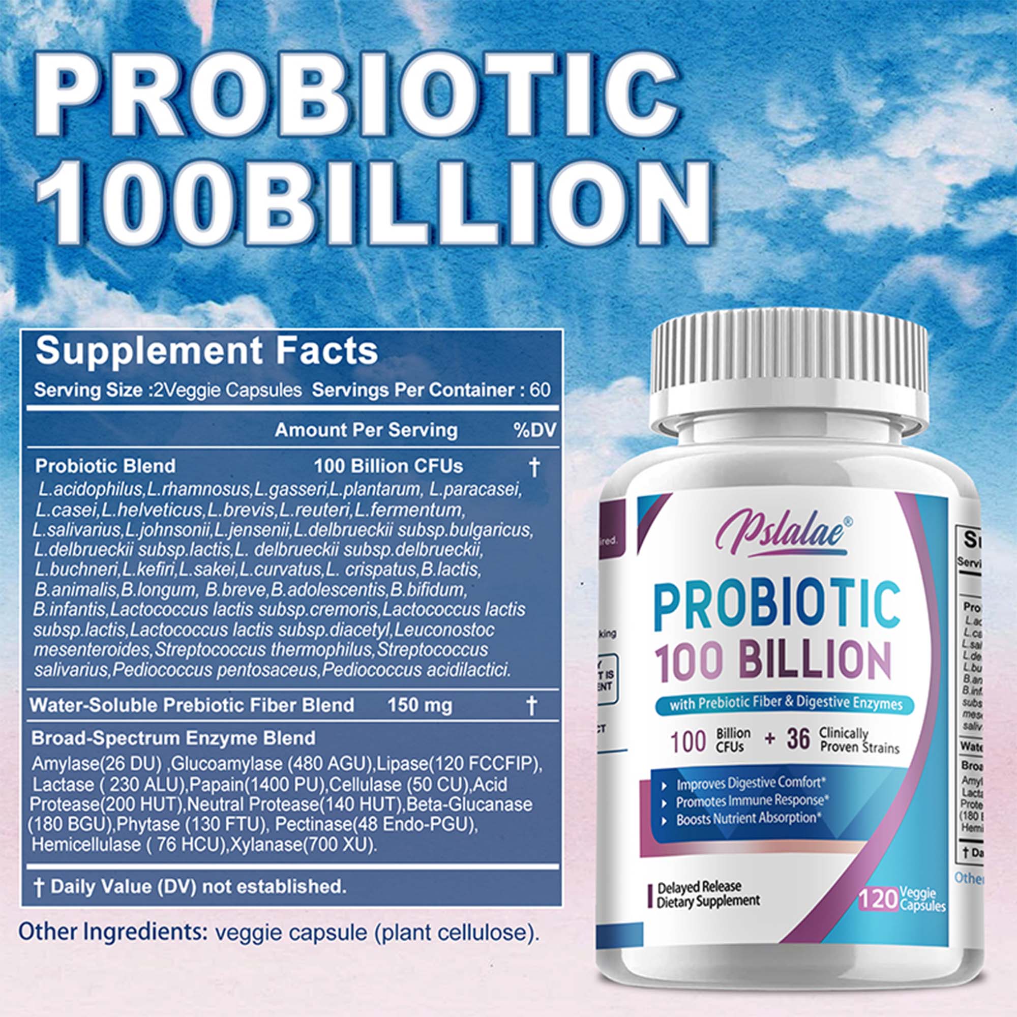 Probiotiques 100 milliards - A - Probiotic 60 Billion avis et prix